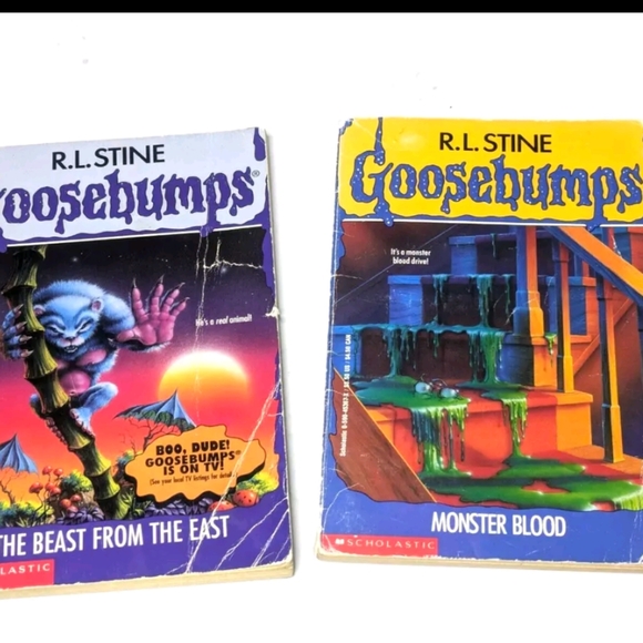 Scholastic Other - R.L. Stine Goosebumps Book Pair #3 Monster Blood, #43 The Beast From The East